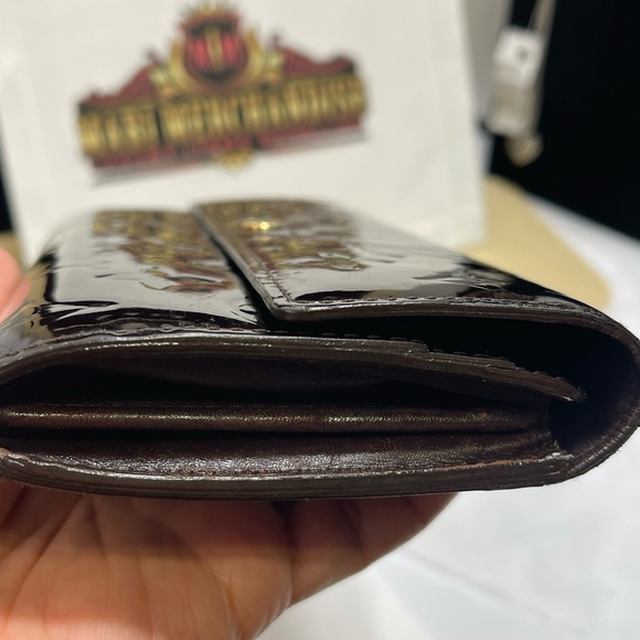 Louis Vuitton Sarah Wallet in Vernis Amarante , pre loved. Wallet only. - Picture 8 of 15
